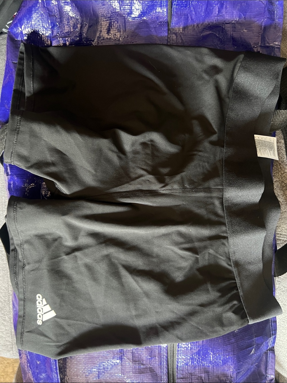 adidas Women’s Black Athletic Shorts with Logo